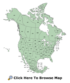 Fishing Reports Map Of United States, Canada, Mexico