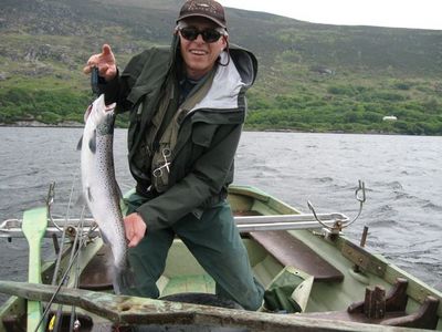 Lough Currane Specimen Sea Trout caught by mr Pete Maxey of the UK