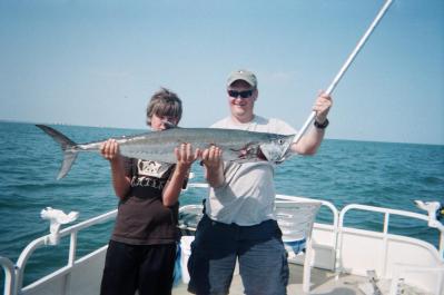 King Mackerel/30+ lbs fishing Myrtle Beach SC