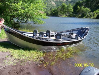 One of our four man boats