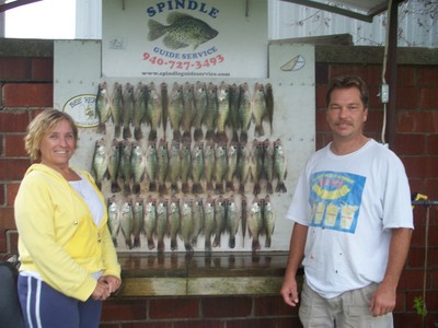 9-30-10, Carrie & Roberts had a blast on their morning trip, Taking home a nice mess of fish.