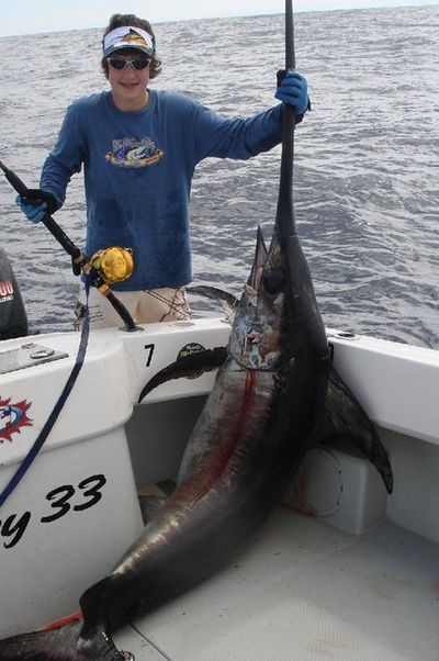 Peter with his 225 Swordfish