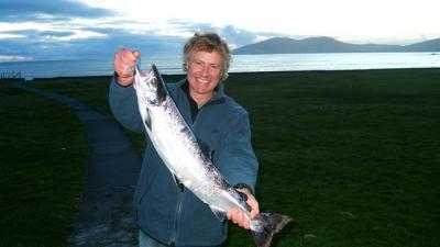 Wild Salmon caught on Waterville Lake