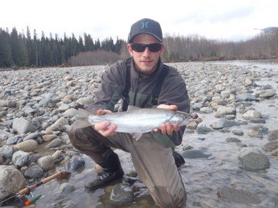 Nov. 8 Ariel Kuppers and Travis James landed 4 Cutthroat fishing one of the