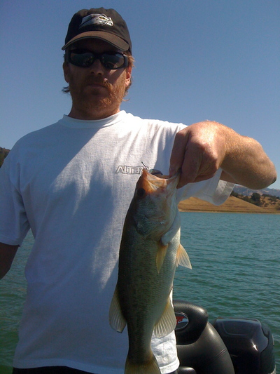 Nice Lake Anderson Largemouth Bass caught on a dropshot