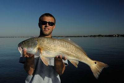 Christian Wolfe's Sarasota Bay CAL jig red caught with Capt. Rick Grassett.