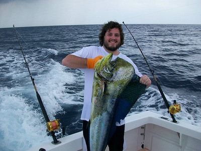 Dan D'Auge Dorado with Quepos Fishing