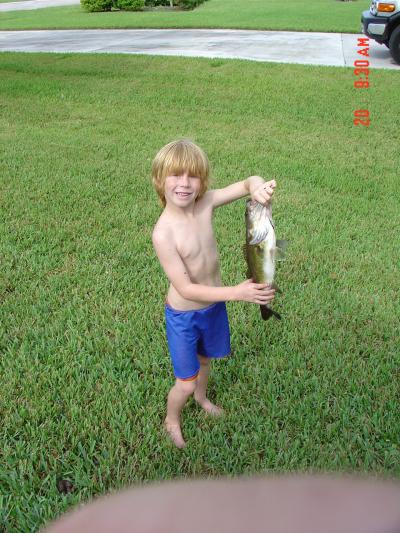 Luke Sealey with his bass.