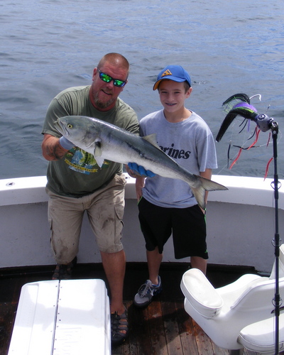 Matt Doran and his big bluefish...