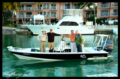 crew on a pathfinder 22 ready to fish