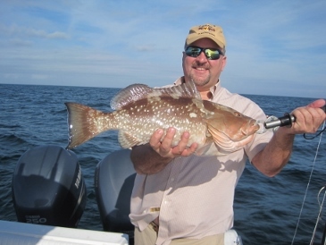 25-inch red grouper, released