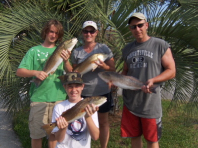 Family Fishing with the Cape Fear Guide