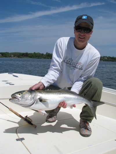 Saltwater fly fishing on the Navesink, Reel Therapy