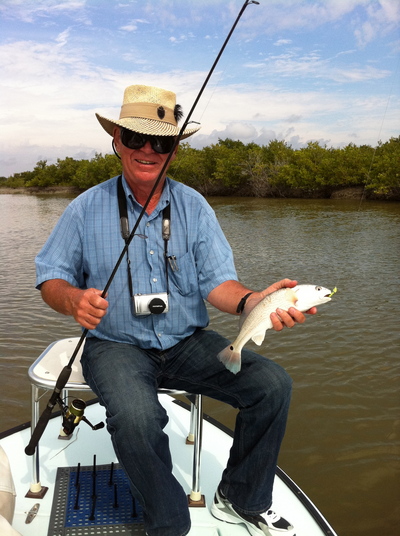 Carl Bock releases another everglades redfish