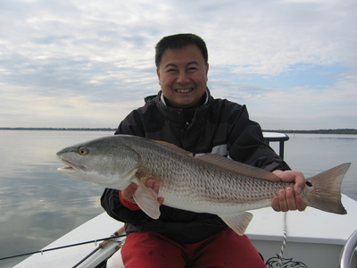 Ninh with a nice Indian River Redfish