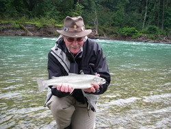 Pitt river Bull Trout on the fly