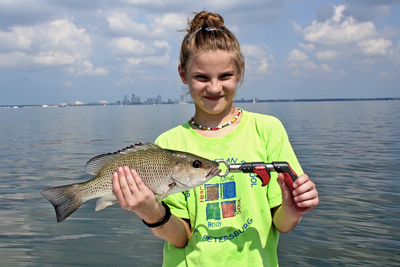 Lissa with nice inshore snapper