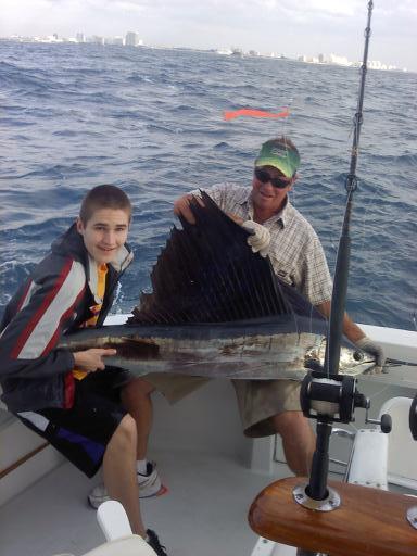Nice Sailfish out of Ft Lauderdale