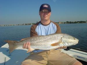 Peter Muhlbach, from Jacksonville, FL, caught and released this 32