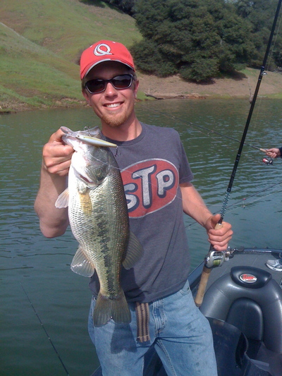 Lake Sonoma Bass Caught on a Lucky Craft Staysee Ripbait