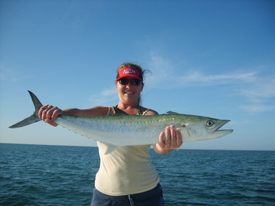 Shelly with a nice King Mackerel