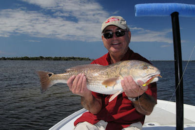 Tim Graham's Charlotte Harbor CAL jig red caught while fishing with Capt. Rick Grassett.