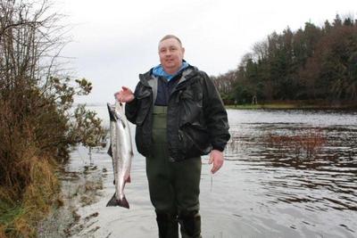 Mr Tony Mc Cormack had the distinction of catching the first Salmon on the river Laune, so congratulations to him.