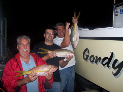 Delighted customer with Yellowtail Snapper 7-12-08