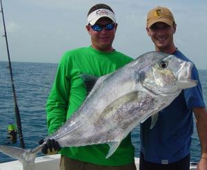 Ray also caught a great african pompano