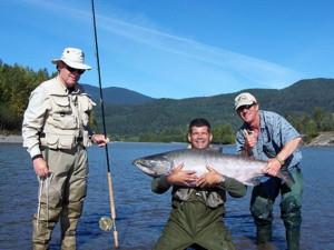 Spey fly fishing for Chinook does not get much better than this!
