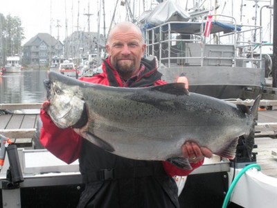 August 20 with 43 pound Chinook
