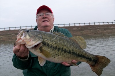 Richard Stafford from Dallas with a fat Lake Fork Bass