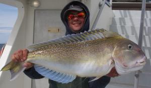 Denis with a 14.5 lb tilefish