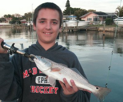 Jacob and his first ever Rat Redfish