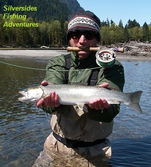 Bull trout caught flyfishing near Vancouver BC late April 2013