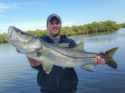 Rory H. from Portland, ME with a 36 inch snook