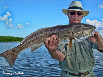 34 inch Redfish caught on 9-25-09