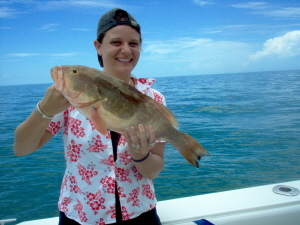 21 inch red grouper