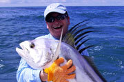 Roosterfish are Running big Inshore at Crocodile Bay!