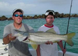 Gino with one of his snook