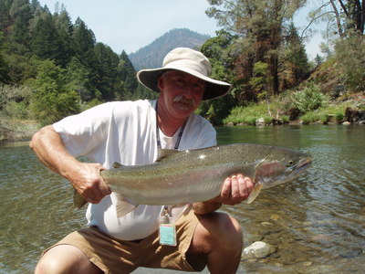 Trinity river steelhead fishing with Trinity river salmon guides Dave Jacobs