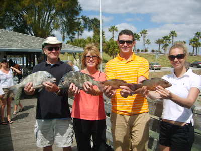 Just a few of the catch