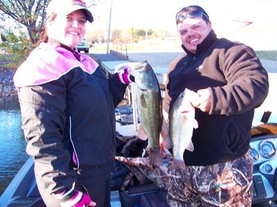 A Pair of Happy Wintertime Anglers!