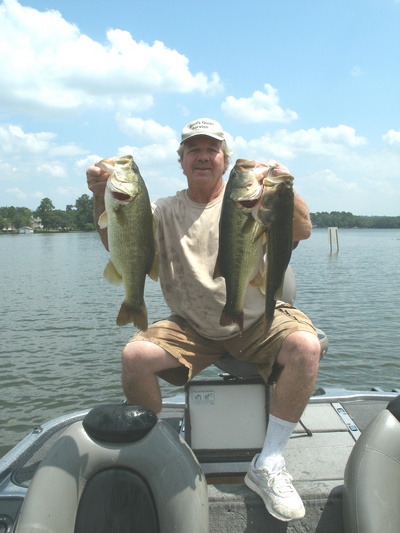 Big Largemouth bass caught on topwater lures!