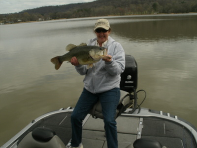 A big bass like this can be fooled at night!