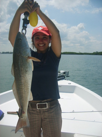 To big to keep - redfish