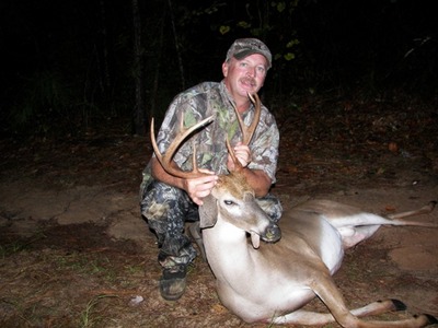 Captain Greg Hood with Horseshoe buck