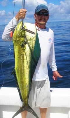 Captain Allan with Dorado