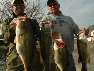These bass all came in 2 feet of water!