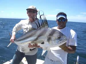 Rooster fishing at the Bat islands